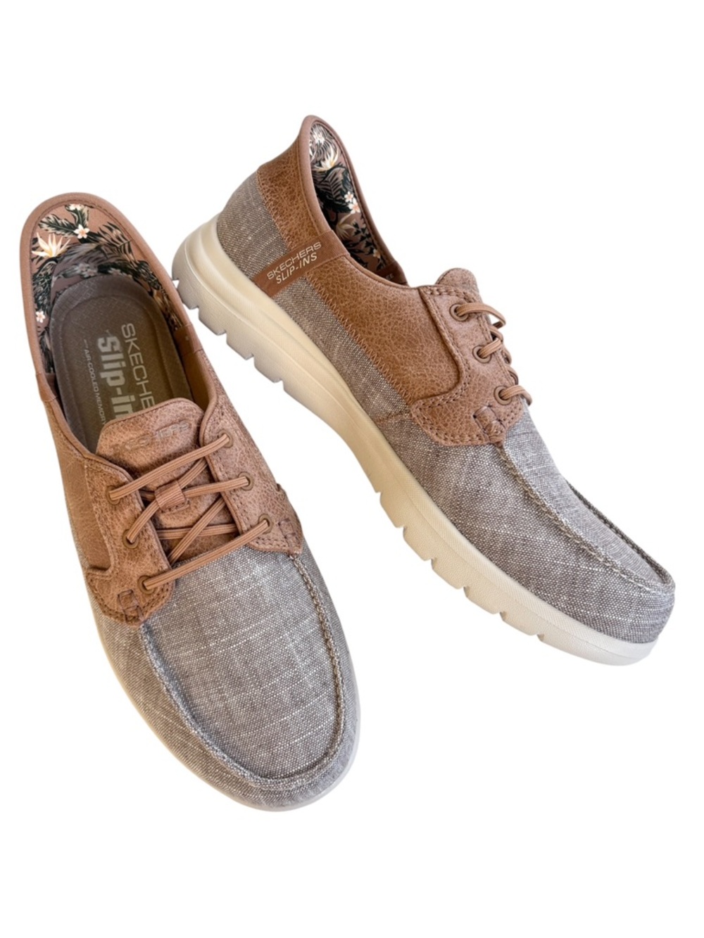 NWOT Skechers Slip-In On-The-Go Coastal Sky Boat Shoes Size 10